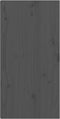 vidaXL - Wandkast - 30x30x60 - cm - massief - grenenhout - grijs