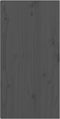 vidaXL - Wandkast - 30x30x60 - cm - massief - grenenhout - grijs