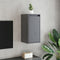 vidaXL - Wandkast - 30x30x60 - cm - massief - grenenhout - grijs