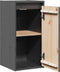 vidaXL - Wandkast - 30x30x60 - cm - massief - grenenhout - grijs