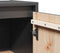 vidaXL - Wandkast - 30x30x60 - cm - massief - grenenhout - grijs