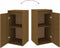 vidaXL - Wandkast - 30x30x60 - cm - massief - grenenhout - honingbruin