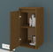 vidaXL - Wandkast - 30x30x60 - cm - massief - grenenhout - honingbruin