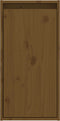 vidaXL - Wandkast - 30x30x60 - cm - massief - grenenhout - honingbruin