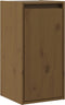 vidaXL - Wandkast - 30x30x60 - cm - massief - grenenhout - honingbruin