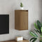 vidaXL - Wandkast - 30x30x60 - cm - massief - grenenhout - honingbruin