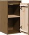 vidaXL - Wandkast - 30x30x60 - cm - massief - grenenhout - honingbruin