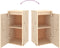 vidaXL - Wandkast - 30x30x60 - cm - massief - grenenhout
