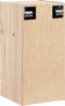 vidaXL - Wandkast - 30x30x60 - cm - massief - grenenhout