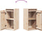 vidaXL - Wandkast - 30x30x60 - cm - massief - grenenhout