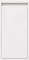 vidaXL - Wandkast - 30x30x60 - cm - massief - grenenhout - wit