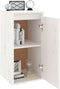 vidaXL - Wandkast - 30x30x60 - cm - massief - grenenhout - wit
