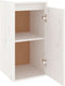 vidaXL - Wandkast - 30x30x60 - cm - massief - grenenhout - wit
