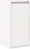 vidaXL - Wandkast - 30x30x60 - cm - massief - grenenhout - wit