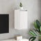 vidaXL - Wandkast - 30x30x60 - cm - massief - grenenhout - wit