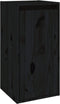vidaXL - Wandkast - 30x30x60 - cm - massief - grenenhout - zwart