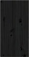 vidaXL - Wandkast - 30x30x60 - cm - massief - grenenhout - zwart