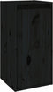 vidaXL - Wandkast - 30x30x60 - cm - massief - grenenhout - zwart
