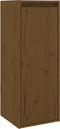 vidaXL - Wandkast - 30x30x80 - cm - massief - grenenhout - honingbruin