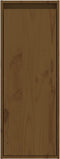 vidaXL - Wandkast - 30x30x80 - cm - massief - grenenhout - honingbruin