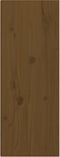 vidaXL - Wandkast - 30x30x80 - cm - massief - grenenhout - honingbruin