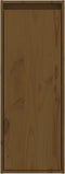 vidaXL - Wandkast - 30x30x80 - cm - massief - grenenhout - honingbruin