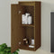 vidaXL - Wandkast - 30x30x80 - cm - massief - grenenhout - honingbruin