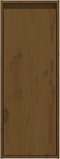 vidaXL - Wandkast - 30x30x80 - cm - massief - grenenhout - honingbruin