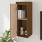 vidaXL - Wandkast - 30x30x80 - cm - massief - grenenhout - honingbruin