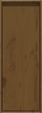 vidaXL - Wandkast - 30x30x80 - cm - massief - grenenhout - honingbruin