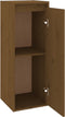 vidaXL - Wandkast - 30x30x80 - cm - massief - grenenhout - honingbruin
