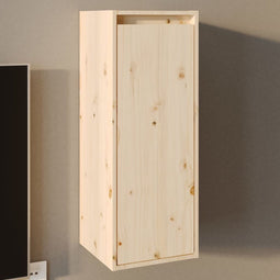 vidaXL - Wandkast - 30x30x80 - cm - massief - grenenhout