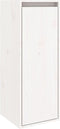 vidaXL - Wandkast - 30x30x80 - cm - massief - grenenhout - wit