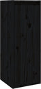 vidaXL - Wandkast - 30x30x80 - cm - massief - grenenhout - zwart