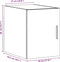 vidaXL - Wandkast - 30x42,5x40 - cm - bewerkt - hout - betongrijs