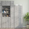 vidaXL - Wandkast - 30x42,5x40 - cm - bewerkt - hout - betongrijs