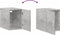 vidaXL - Wandkast - 30x42,5x40 - cm - bewerkt - hout - betongrijs