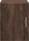 vidaXL - Wandkast - 30x42,5x40 - cm - bewerkt - hout - bruin - eikenkleur