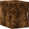 vidaXL - Wandkast - 30x42,5x40 - cm - bewerkt - hout - gerookt - eikenkleurig