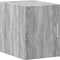 vidaXL - Wandkast - 30x42,5x40 - cm - bewerkt - hout - grijs - sonoma - eikenkleurig