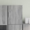 vidaXL - Wandkast - 30x42,5x40 - cm - bewerkt - hout - grijs - sonoma - eikenkleurig