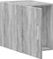 vidaXL - Wandkast - 30x42,5x40 - cm - bewerkt - hout - grijs - sonoma - eikenkleurig