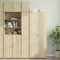 vidaXL - Wandkast - 30x42,5x40 - cm - bewerkt - hout - sonoma - eikenkleurig