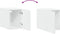 vidaXL - Wandkast - 30x42,5x40 - cm - bewerkt - hout - wit