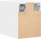 vidaXL - Wandkast - 30x42,5x40 - cm - bewerkt - hout - wit
