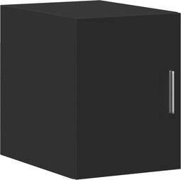 vidaXL - Wandkast - 30x42,5x40 - cm - bewerkt - hout - zwart