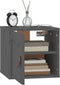 vidaXL - Wandkast - 31,5x30x30 - cm - massief - grenenhout - grijs