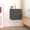 vidaXL - Wandkast - 31,5x30x30 - cm - massief - grenenhout - grijs