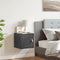 vidaXL - Wandkast - 31,5x30x30 - cm - massief - grenenhout - grijs