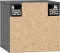 vidaXL - Wandkast - 31,5x30x30 - cm - massief - grenenhout - grijs